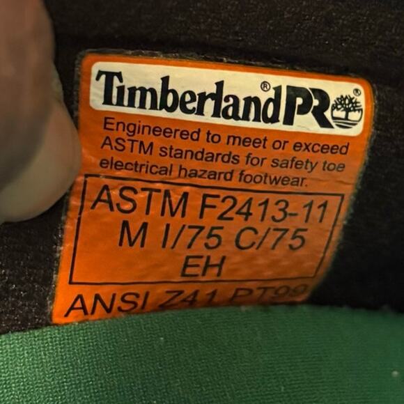 Timberland Pro 26 Powerboots Work Boots Sz 11.5 Titan Safety Toe Rugged Workwear - Picture 12 of 16